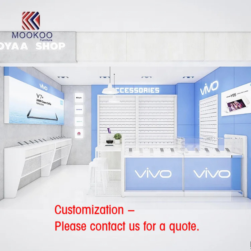 Phone Accessories Shop Design - Mobiele telefoon kiosk displaybalie ontwerp met