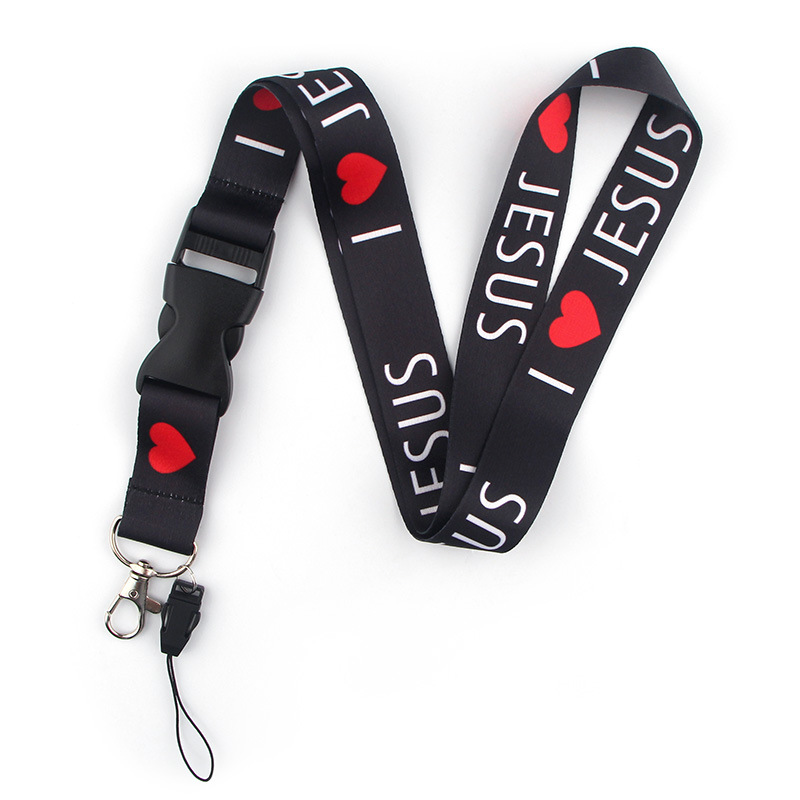 Neck Hanging Phone Holder - Ik Hou Van Jezus Veiligheid Hangende