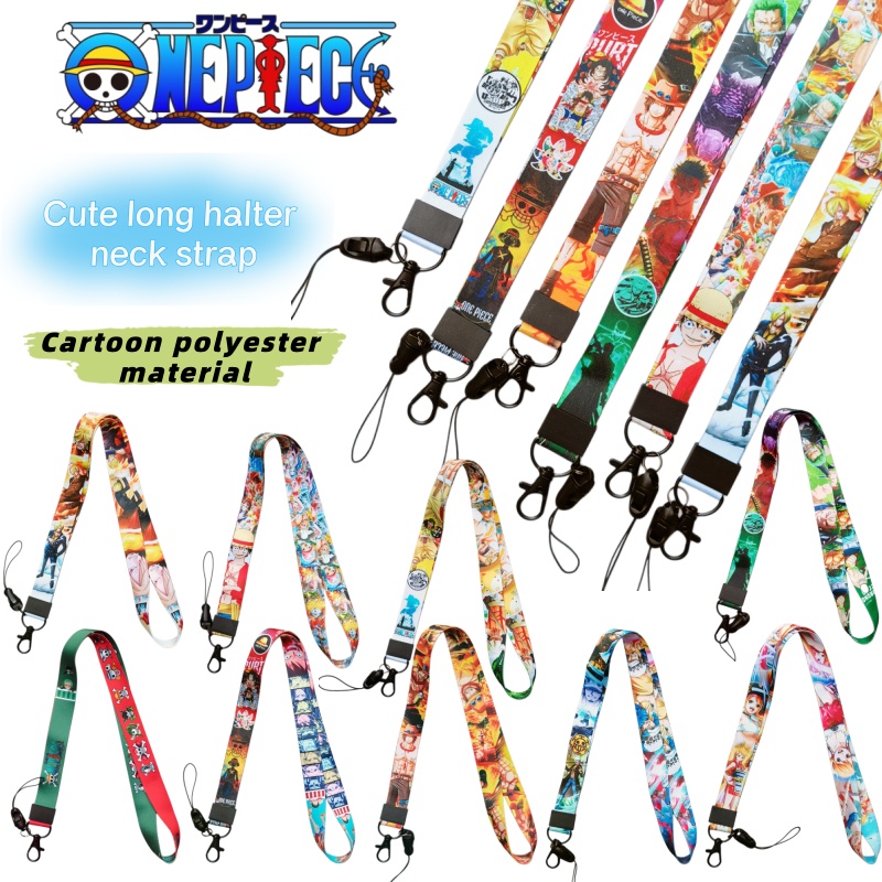 Neck Hanging Phone Holder - One Piece anime cartoon mobieltelefoonkoordje, schattig