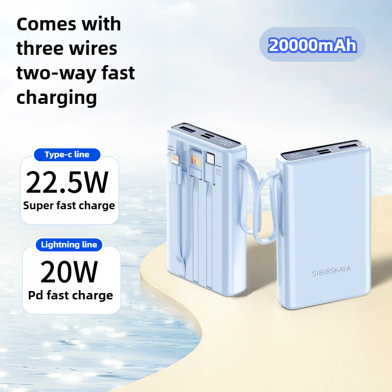 Portable Charger 20000Mah - 20000 mAh draagbare powerbank Ingebouwde 4