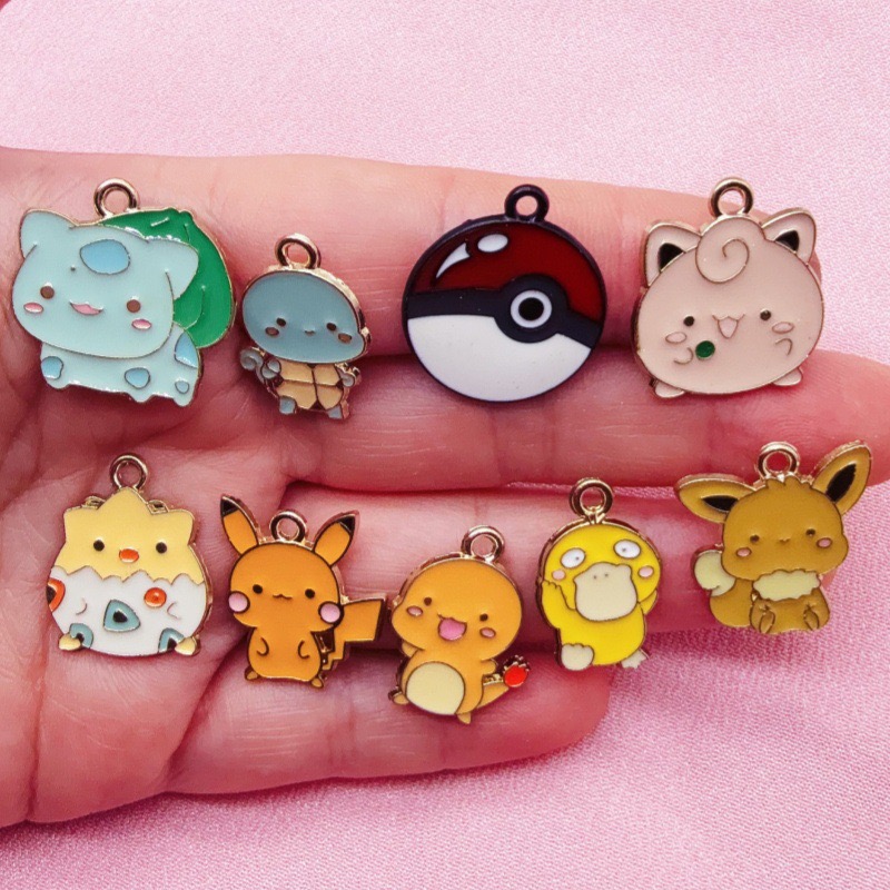 Phone Accessories Diy - 10 stuks cartoon druppelolie sieraden accessoires