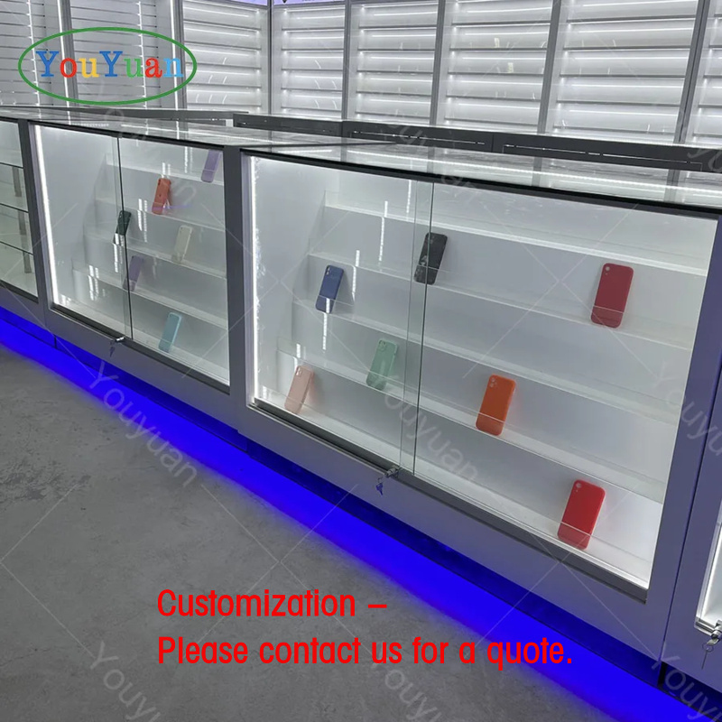 Phone Accessories Shop Design - Op maat gemaakte mobiele telefoon showcase