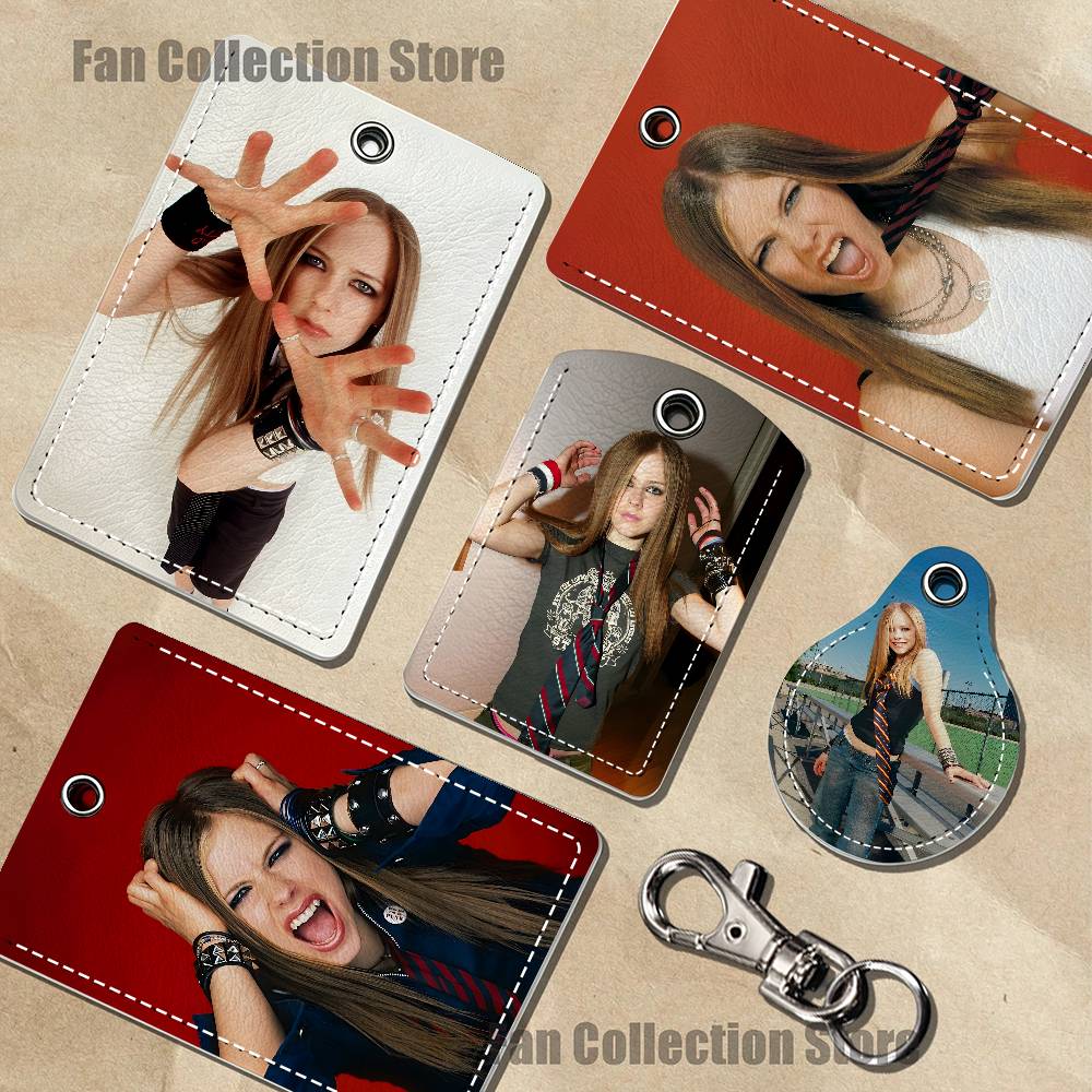 Airtag Holder Case - Singer A-Avril sleutelhanger voor AirTag, bankpas,