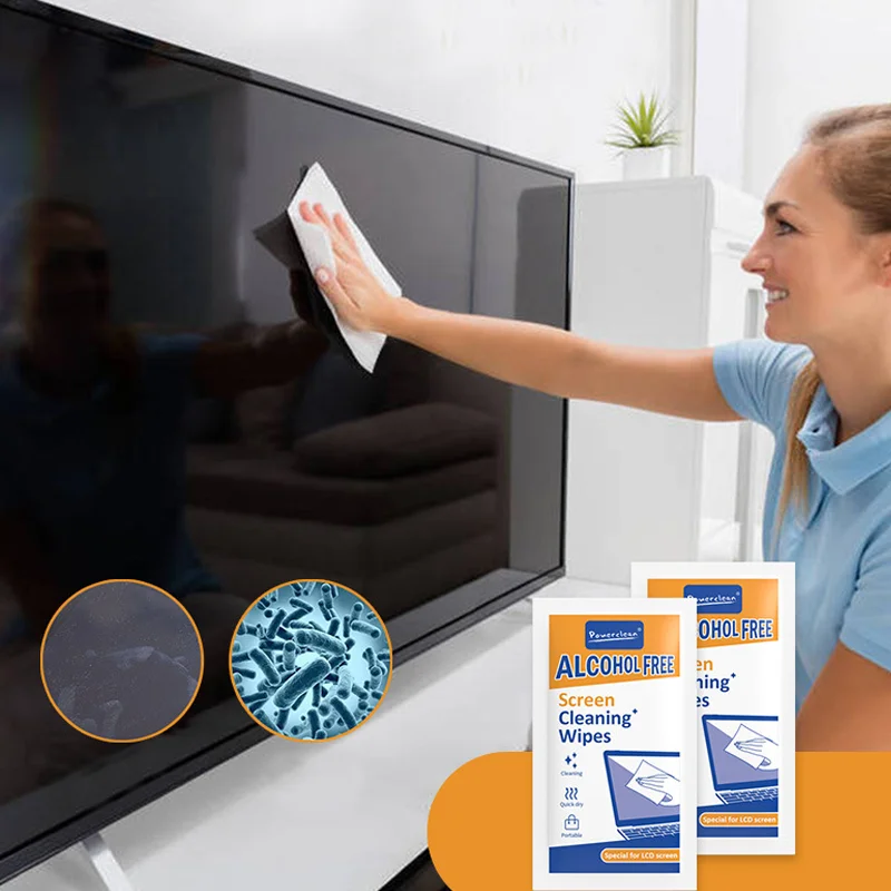Screen Cleaner Spray - 40-pack pc-reinigingsdoekjes - droge en natte