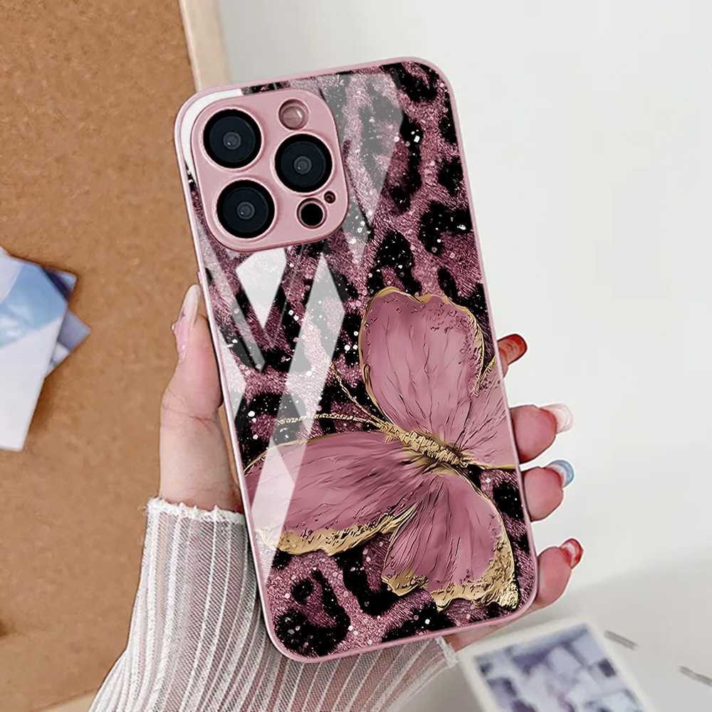 Phone Accessories To Sell - Vlinder Luipaard Print Telefoon Case Voor