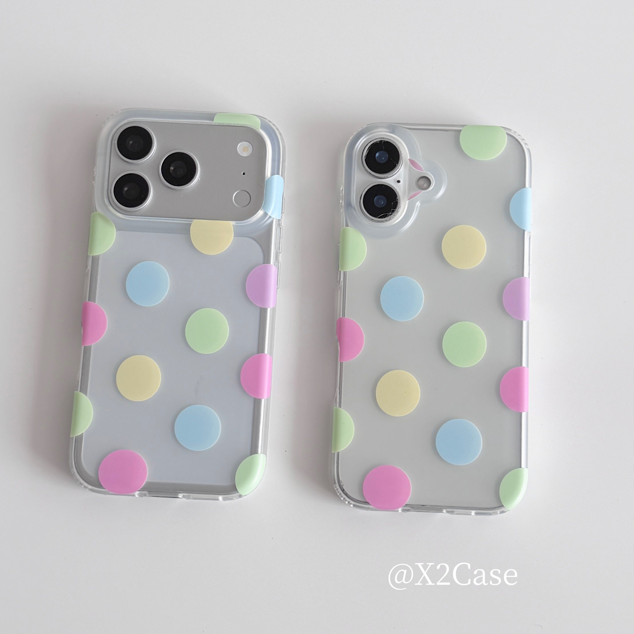Phone Accessories Iphone - Korea Ins Kleurrijke Polka Dots Matte