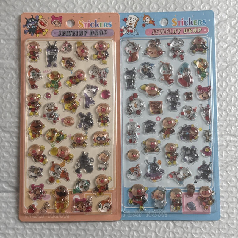 Phone Accessories Diy - Kawaii Anpanman 3D reliëfsticker creativiteit cartoon