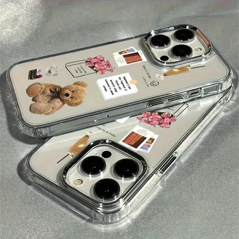 Collage Teddybeer Rose Bloem F - X Phone Accessories recensie en prijs