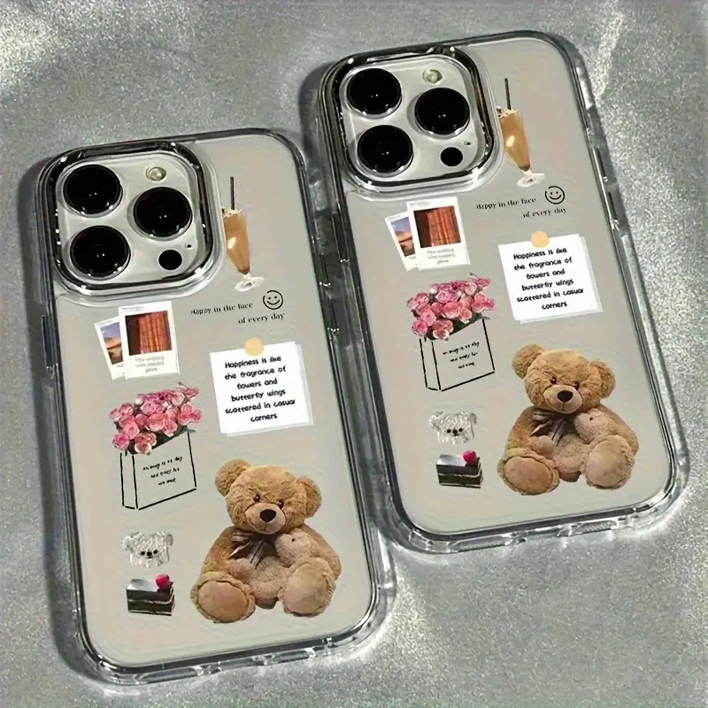 Collage Teddybeer Rose Bloem F - X Phone Accessories recensie en prijs