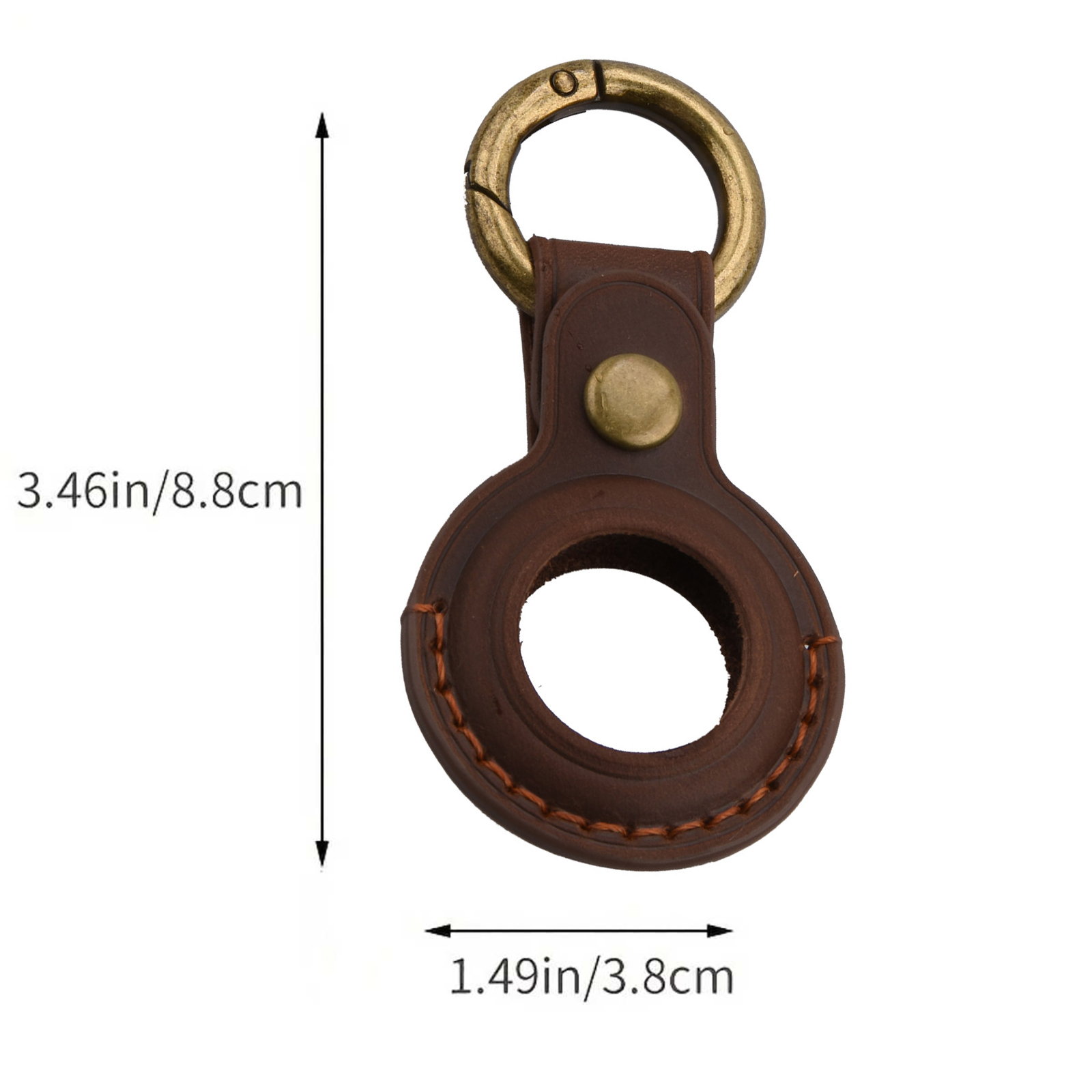 1 STKS Koeienhuidleer AirTag C - Airtag Holder Case recensie en prijs