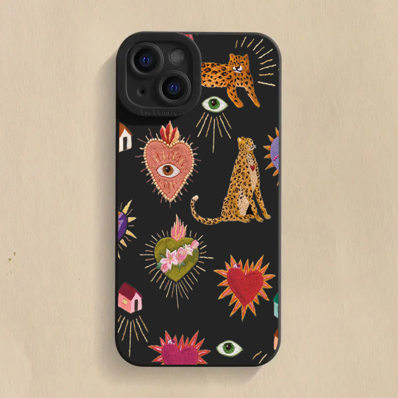 Bloemenluipaardogen Telefoonho - Samsung Accessories Phone recensie en prijs