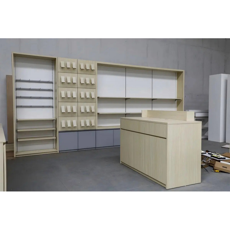 Modern ontworpen displaykast,  - Phone Accessories Shop Design recensie en prijs