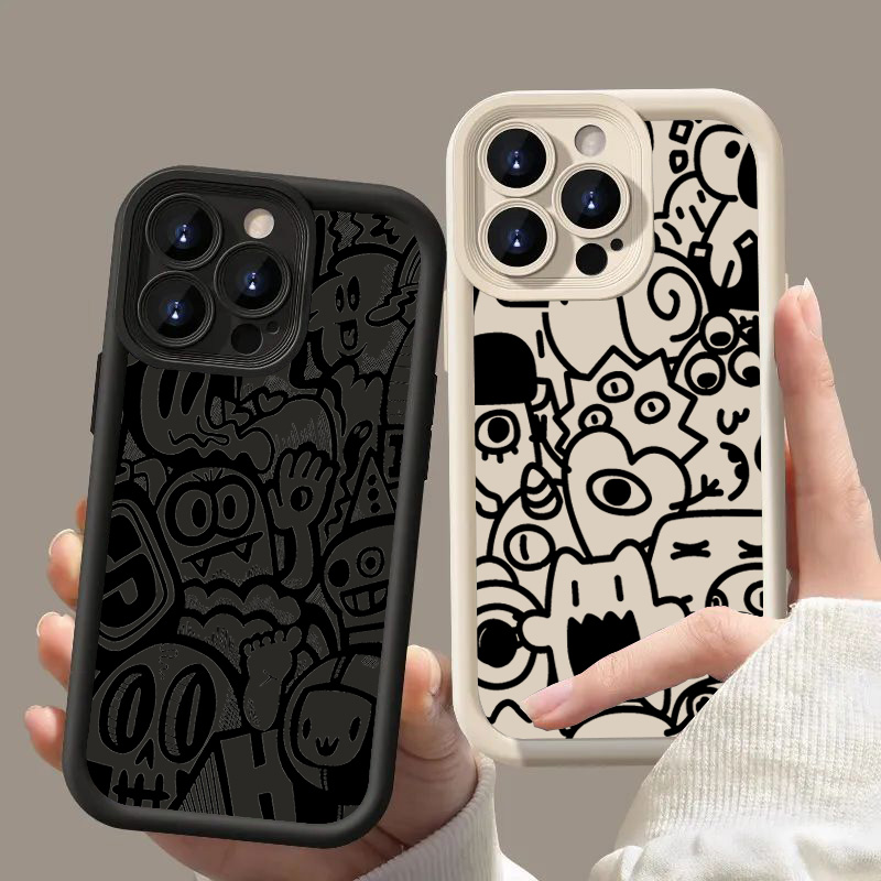 Zwarte Graffiti Telefoonhoesje - Phone Accessories To Sell recensie en prijs