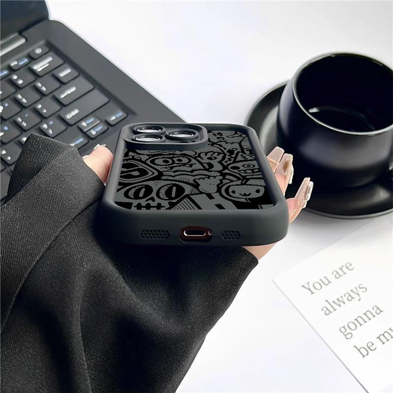 Zwarte Graffiti Telefoonhoesje - Phone Accessories To Sell recensie en prijs