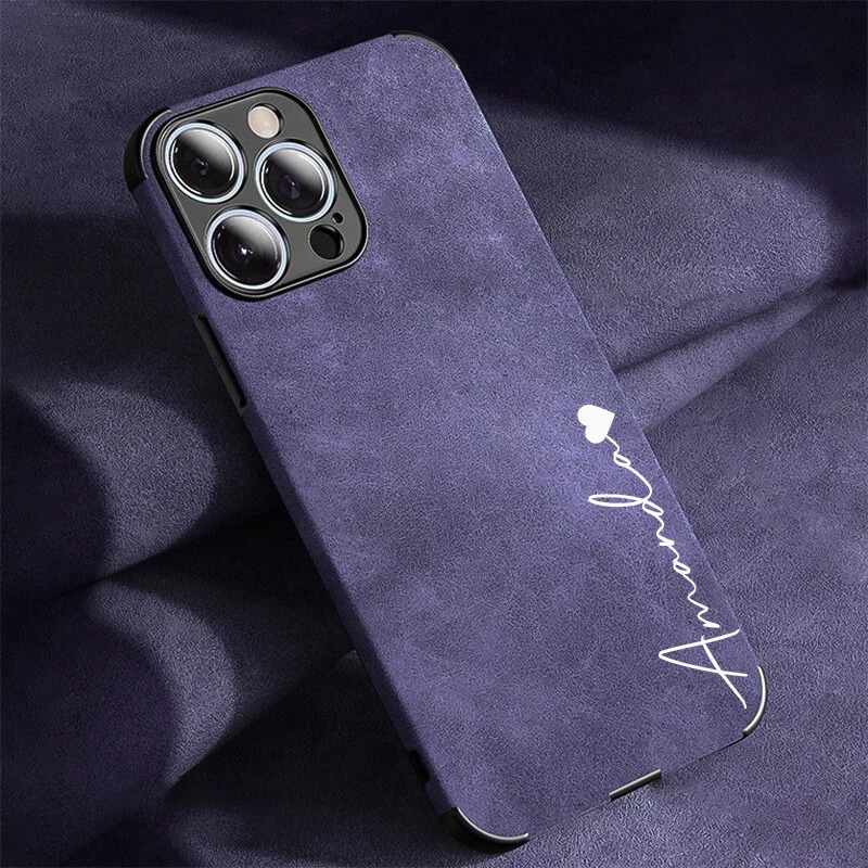 Luxe Lamsleer Gepersonaliseerd - Phone Accessories Names recensie en prijs