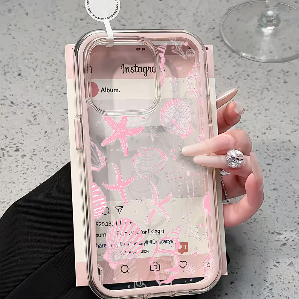Zomer Roze Schelp Transparante - Phone Accessories To Sell recensie en prijs