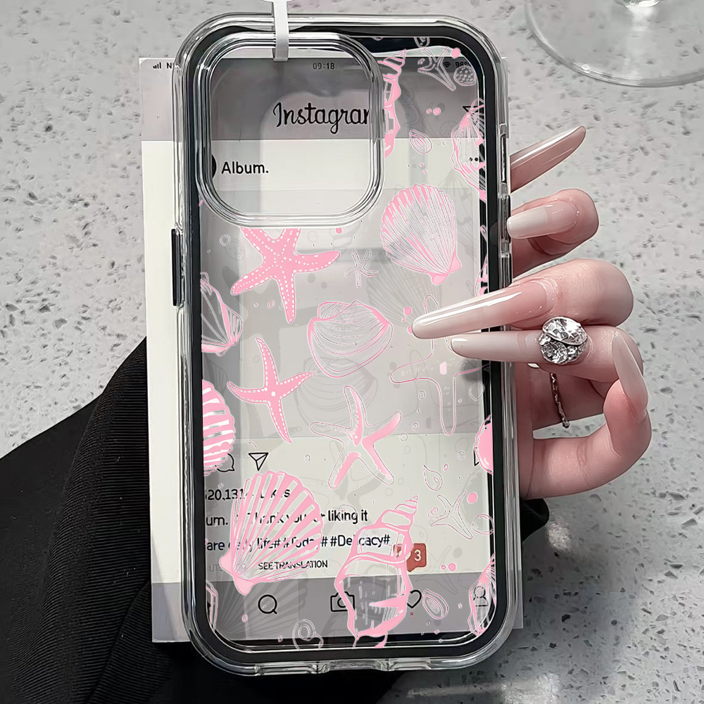 Zomer Roze Schelp Transparante - Phone Accessories To Sell recensie en prijs