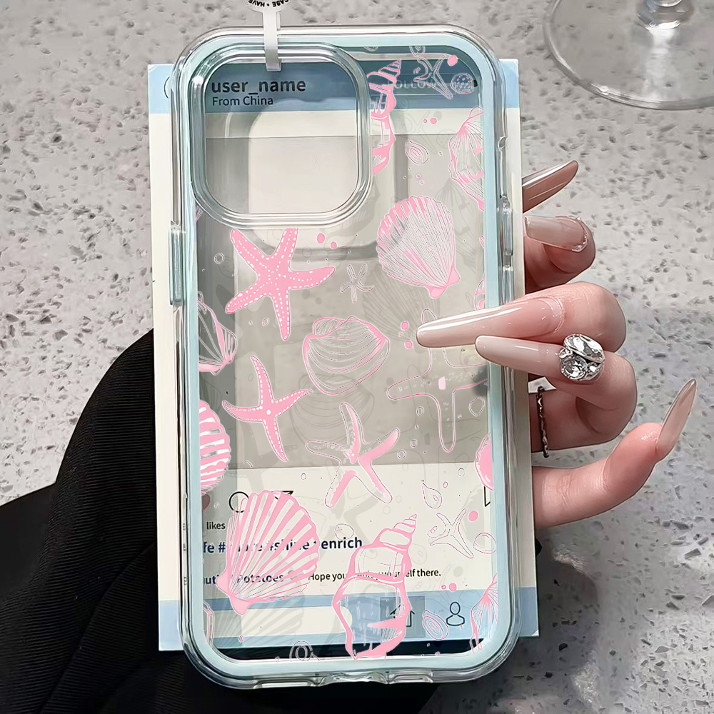 Zomer Roze Schelp Transparante - Phone Accessories To Sell recensie en prijs