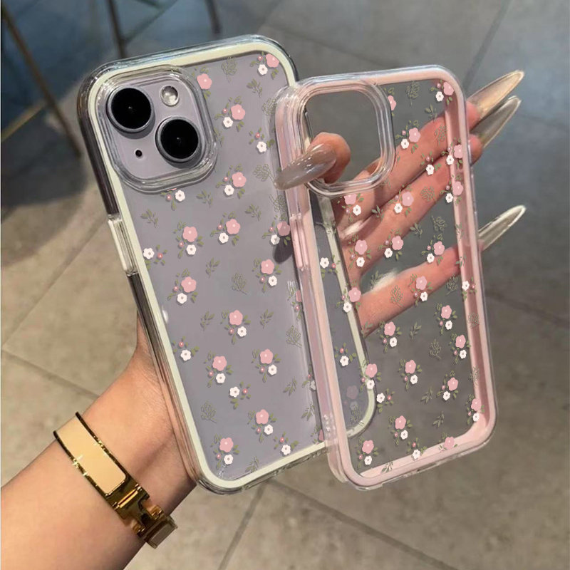 Groene Bladeren Roze Bloem 2-i - Phone Accessories Iphone recensie en prijs